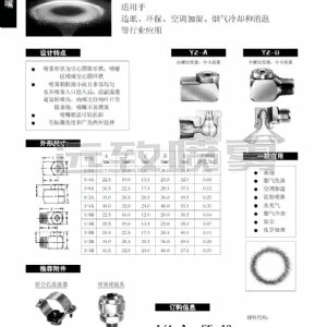 中小流量空心錐形噴嘴--B/W系列