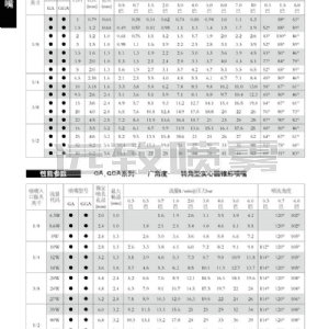 轉(zhuǎn)角型實心錐形噴嘴--GA系列