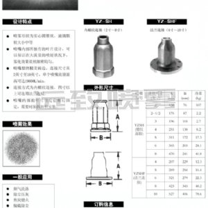 大流量實(shí)心錐形噴嘴--SH系列