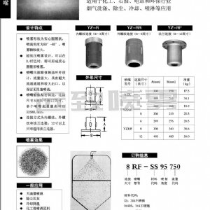超大流量實(shí)心圓錐形噴嘴--YZR系列