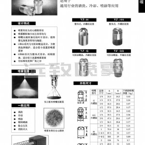 通用實心錐形噴嘴--H/G系列